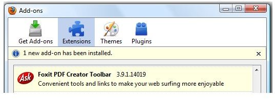 Add-on Manager of FF can remove Ask Toolbar