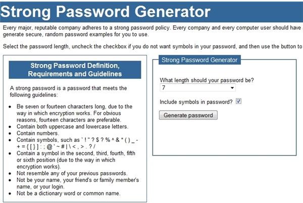 apple strong password generator not working