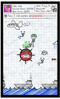 Parachute Panic Review for Windows Phone