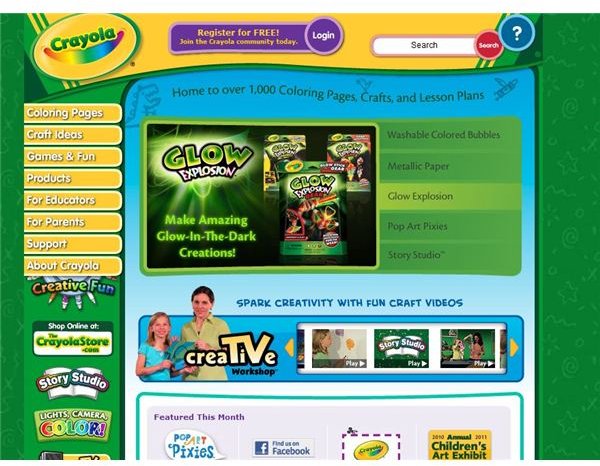 Crayola Website