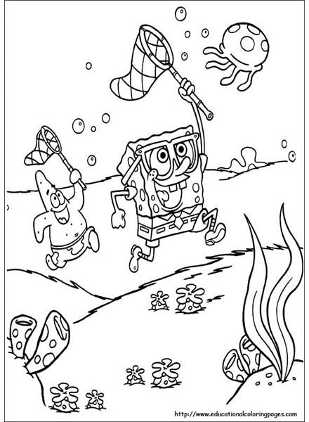 SpongeBob Coloring Sheets for Free Download