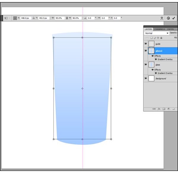 Resize the hollow center