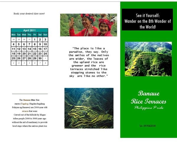 How to Insert a Calendar in Microsoft Publisher Brochure