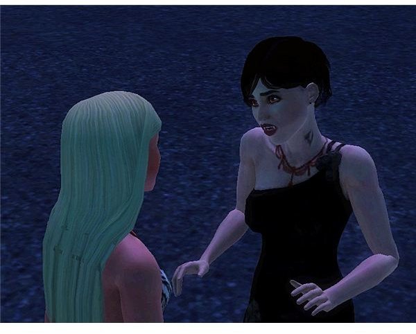 The Sims 3 Vampire Elvira Slayer