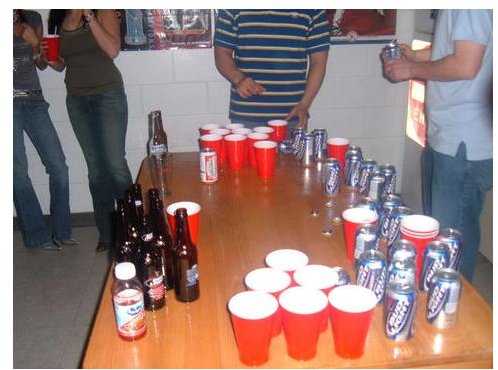 Beer Pong Scene