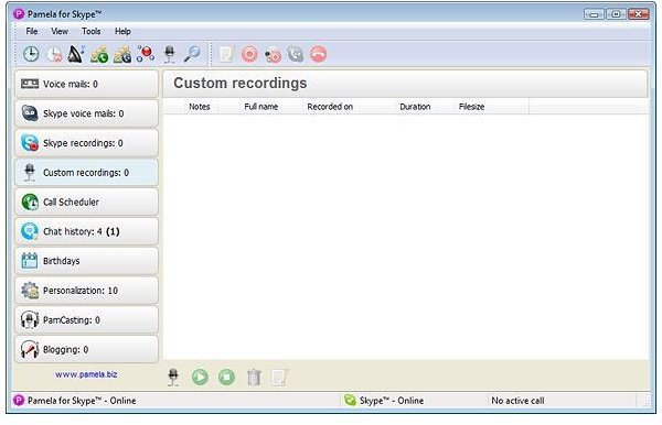 pamela call recorder for skype not working