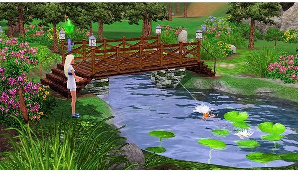 The Sims 3 park in Hidden Springs