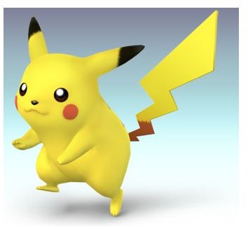 Pikachu from Smash Bros Brawl