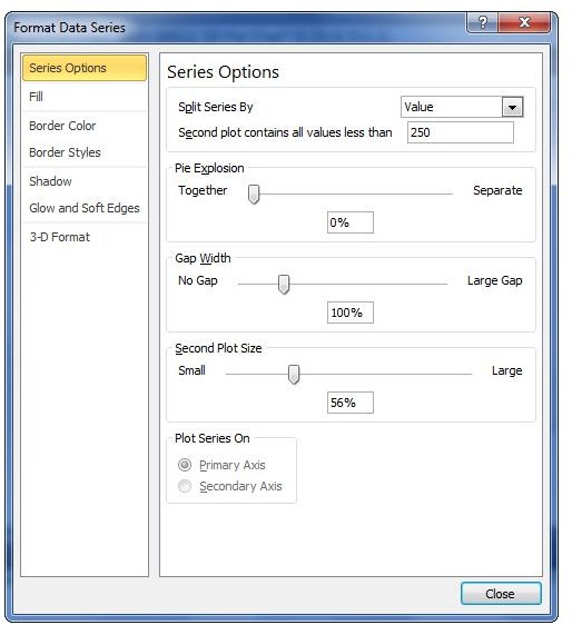 make a pie chart in excel 2007