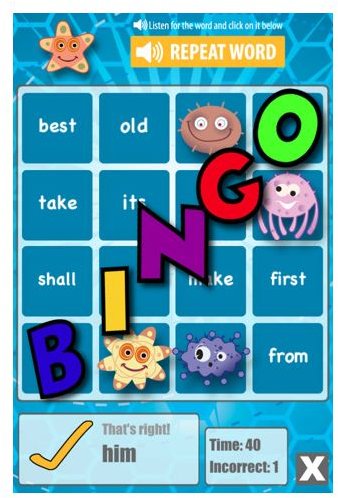 Word BINGO iPhone App