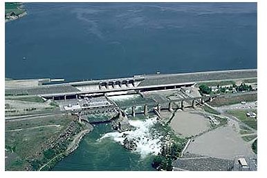 US ID AmericanFalls hydroelectric power plant
