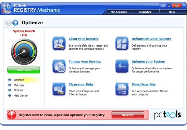 PC Tools Registry Mechanic 2011 Review