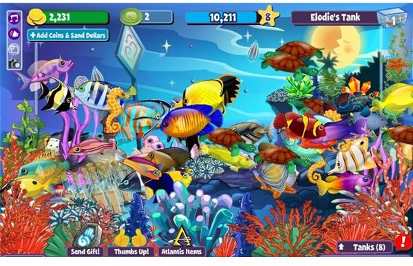 virtual aquarium game free