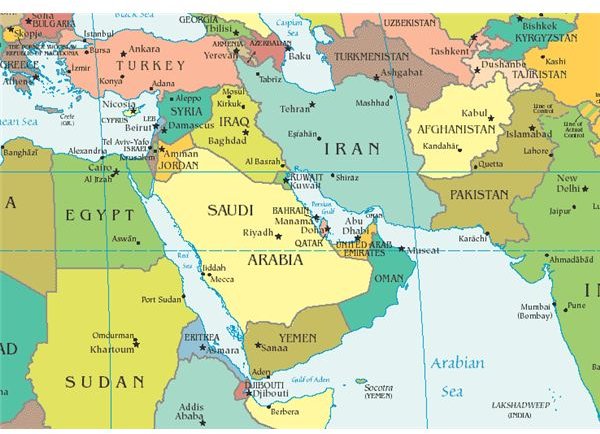Facts About Capitals Of The Middle East Countries Brighthub Education