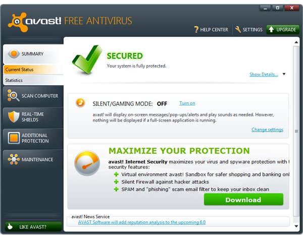 what is avast antivirus 6