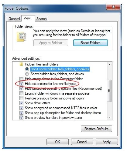 windows 7 secret folder