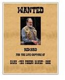 Reward for Capture Wanted Poster Template