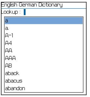 HNHSoft Larousse English German Dictionary