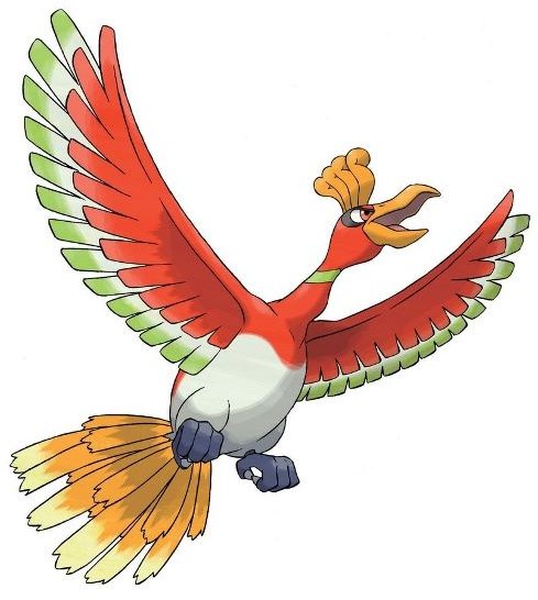 The Legendary Pokemon Ho-Oh