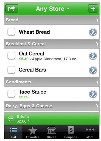 Grocery iQ iPhone App