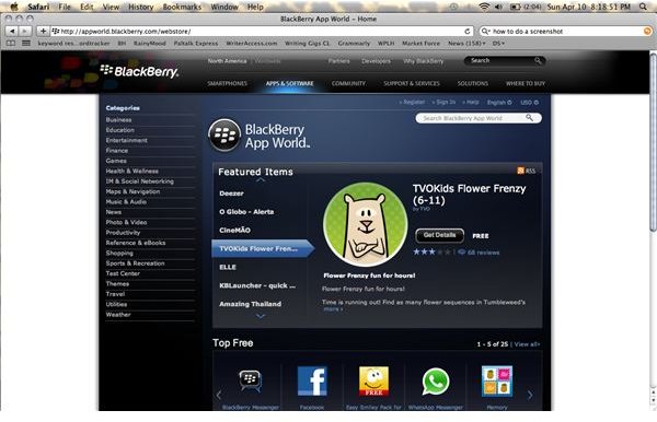 A Guide to BlackBerry App Stores