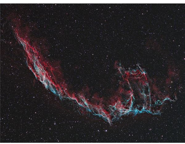 Eastern Veil Nebula &ndash; a small portion of a supernova remnant.