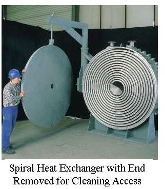 The spiral heat exchanger - a higher overall heat transfer coefficient than other types of heat exchangers