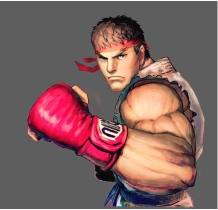 Ryu in Street Fighter IV