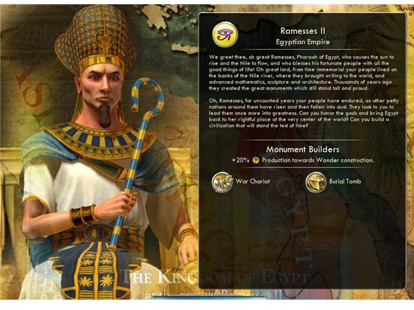 Civ 5 Ramesses II