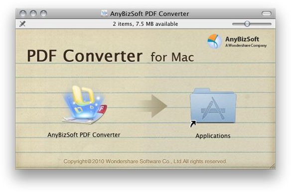 AnyBizSoft PDF Converter Install