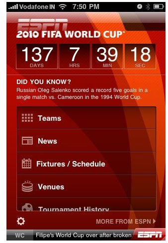 The Best Sports Applications for the iPhone in 2010