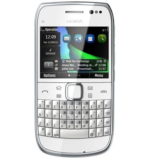 Nokia E6 White