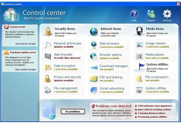 Software Control Components