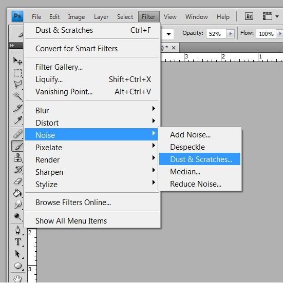 Location of Dust And Scratches