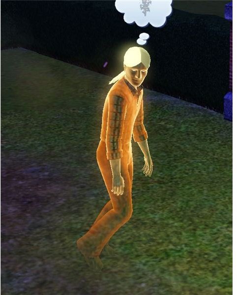 The Sims 3 Orange Ghost