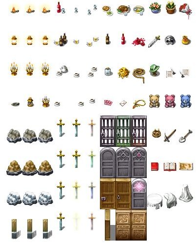 Weapons, Tiles and Icons for RPG Maker VX