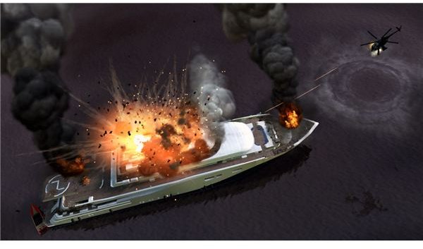 You’ll be attacking all sorts of things in Episodes from Liberty City – for instance, you’ll barrage this boat in the Gay Tony scenarios.