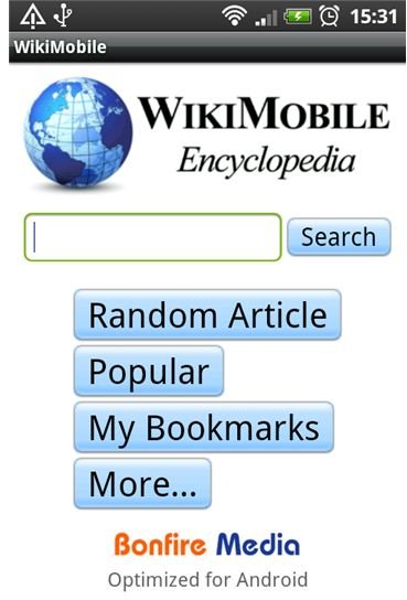 Wikipedia on Android: Review of Wikimobile Encyclopedia for Android