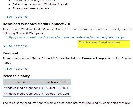 Where To Get Windows Media Connect 2.0 for Windows 7