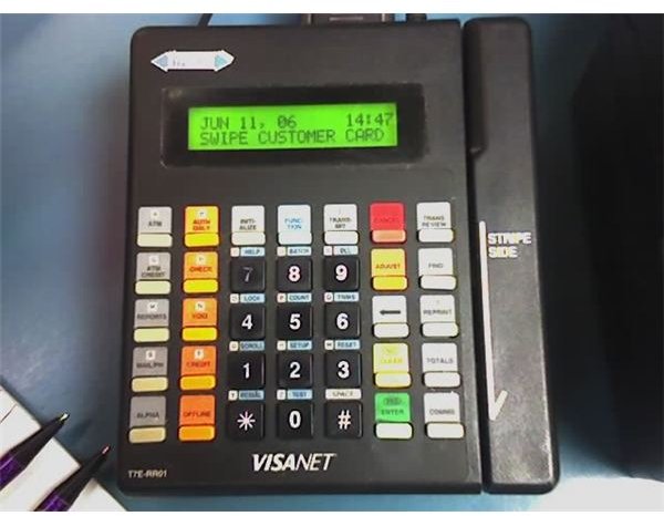 Credit card terminal