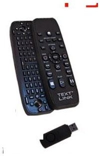 Text Link Remote with tray out