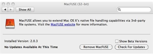 MacFuse Windows and Mac file sharing