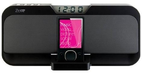 Zlive Speaker System and Docking Station for Zune