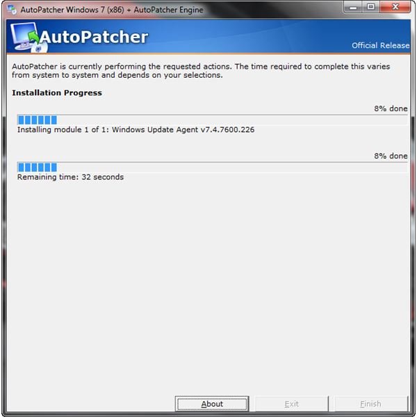 Windows 7 AutoPatcher - Windows Update Agent Update