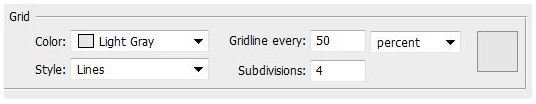 Setting your grid settings to 50% and 4 sub divisions