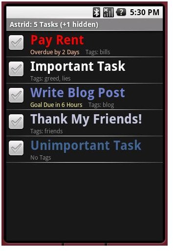 Astrid Task/To-Do List