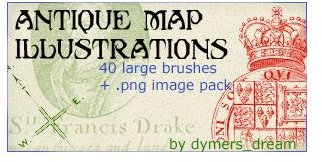 Antique Map Illustrations by dymersdream