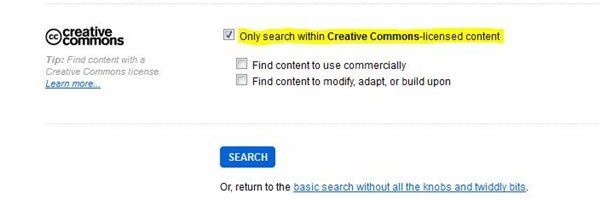 Creative Commons Filter
