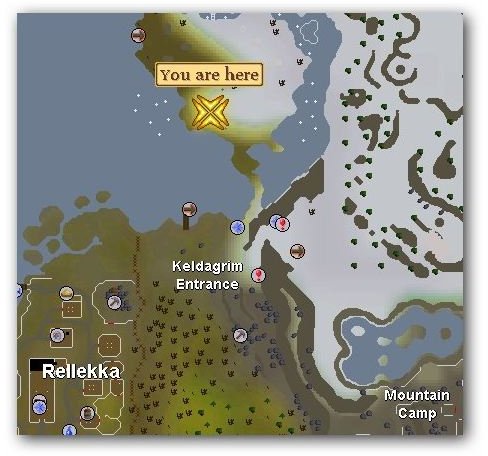 Location of Cerulean Twitch in Runescape