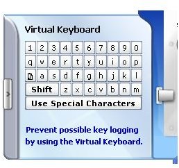 virtual keyboard feature